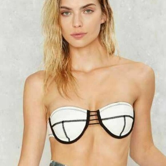 N.L.P. Trident High Waisted Bikini top Size L - Picture 1 of 4